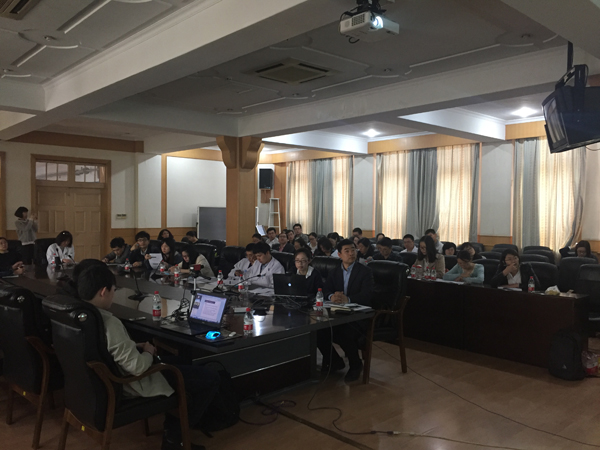 国际合作与交流处举办国际远程网络学术报告会